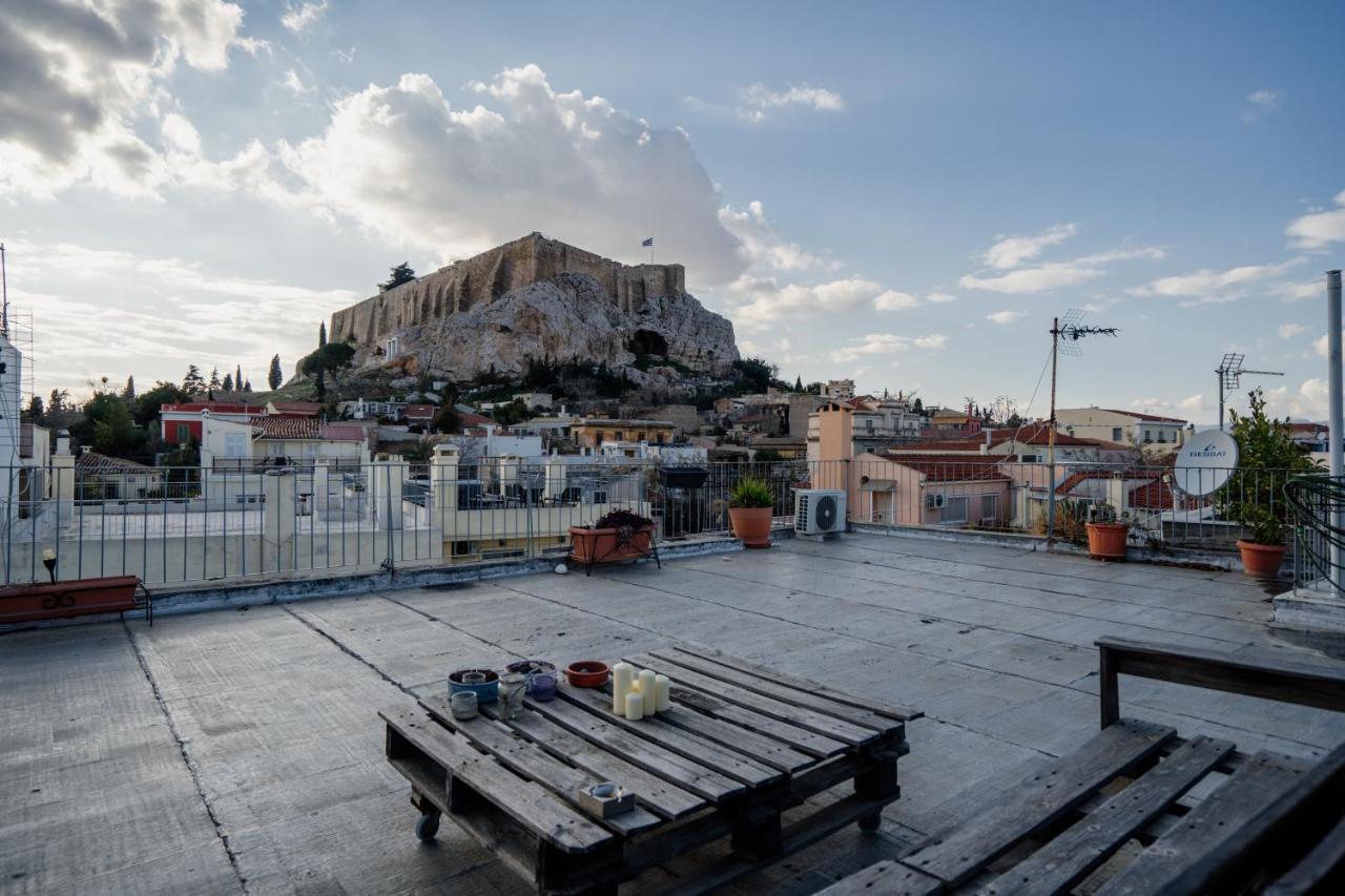 Plaka With Acropolis Rooftop View Access Athen Eksteriør bilde